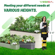 YoYoBloom 32" Tall 3 Tiered Metal Raised Garden Bed | Upgrade 2.0 Waist-High Design image 21