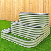 YoYoBloom 32" Tall 3 Tiered Cascade Metal Raised Garden Bed | Upgrade 2.0 Waist-High Design image 10