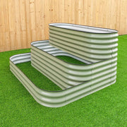 YoYoBloom 32" Tall 3 Tiered Cascade Metal Raised Garden Bed | Upgrade 2.0 Waist-High Design image 11