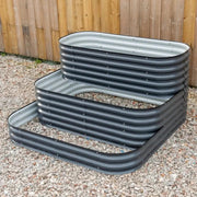 YoYoBloom 32" Tall 3 Tiered Cascade Metal Raised Garden Bed | Upgrade 2.0 Waist-High Design image 13