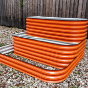 YoYoBloom 32" Tall 3 Tiered Cascade Metal Raised Garden Bed | Upgrade 2.0 Waist-High Design image 15