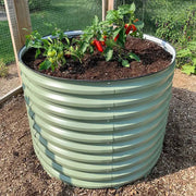 YoYoBloom 32" Tall 42" Round Metal Raised Garden Bed | Upgrade 2.0 Waist-High Design image 8