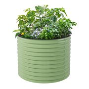 YoYoBloom 32" Tall 42" Round Metal Raised Garden Bed | Upgrade 2.0 Waist-High Design image 14