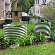 YoYoBloom 32" Tall 42" Round Metal Raised Garden Bed | Upgrade 2.0 Waist-High Design image 6