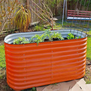 YoYoBloom 32" Tall 5' x 2' Metal Raised Garden Bed (4-in-1) | Upgrade 2.0 Waist-High Design image 18