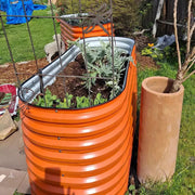 YoYoBloom 32" Tall 5' x 2' Metal Raised Garden Bed (4-in-1) | Upgrade 2.0 Waist-High Design image 16