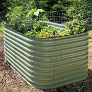 YoYoBloom 32" Tall 6.5' x 2' Metal Raised Garden Bed (6-in-1) | Upgrade 2.0 Waist-High Design image 7