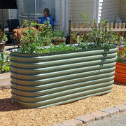 YoYoBloom 32" Tall 6.5' x 2' Metal Raised Garden Bed (6-in-1) | Upgrade 2.0 Waist-High Design image 9