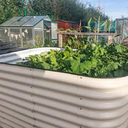 YoYoBloom 32" Tall 6.5' x 2' Metal Raised Garden Bed (6-in-1) | Upgrade 2.0 Waist-High Design image 14