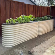 YoYoBloom 32" Tall 6.5' x 2' Metal Raised Garden Bed (6-in-1) | Upgrade 2.0 Waist-High Design image 13
