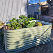 YoYoBloom 32" Tall 8' x 2' Metal Raised Garden Bed (9-in-1) | Upgrade 2.0 Waist-High Design image 7