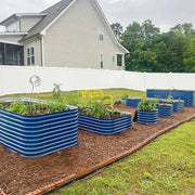 YoYoBloom 32" Tall 8' x 2' Metal Raised Garden Bed (9-in-1) | Upgrade 2.0 Waist-High Design image 14