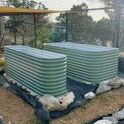 YoYoBloom 32" Tall 8' x 4' Metal Raised Garden Bed (10-in-1) | Upgrade 2.0 Waist-High Design image 17