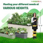 YoYoBloom 32" Tall 8' x 4' Metal Raised Garden Bed (10-in-1) | Upgrade 2.0 Waist-High Design image 25