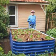 YoYoBloom 32" Tall 8' x 4' Metal Raised Garden Bed (10-in-1) | Upgrade 2.0 Waist-High Design image 12