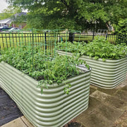YoYoBloom 32" Tall 8' x 4' Metal Raised Garden Bed (10-in-1) | Upgrade 2.0 Waist-High Design image 13