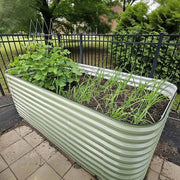 YoYoBloom 32" Tall 8' x 4' Metal Raised Garden Bed (10-in-1) | Upgrade 2.0 Waist-High Design image 15