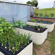 YoYoBloom 32" Tall 8' x 4' Metal Raised Garden Bed (10-in-1) | Upgrade 2.0 Waist-High Design - Night blue image 5