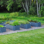YoYoBloom 32" Tall 8' x 4' Metal Raised Garden Bed (10-in-1) | Upgrade 2.0 Waist-High Design - Vibrant Orange image 4