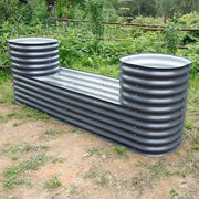 YoYoBloom 32" Tall Castle-Shaped Metal Raised Garden Bed | Upgrade 2.0 Waist-High Design image 10