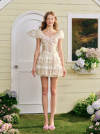 Enchanted Floral Fairy Corset Dress