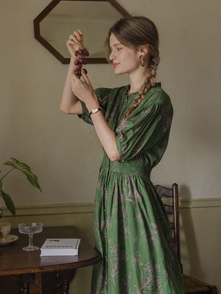 Evelyn's Forest Whispers Summer Dress