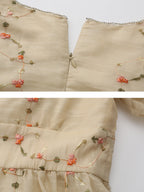 Claire's Vintage Floral Elegance Dress