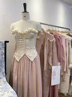 Rose Blossom Herringbone Corset