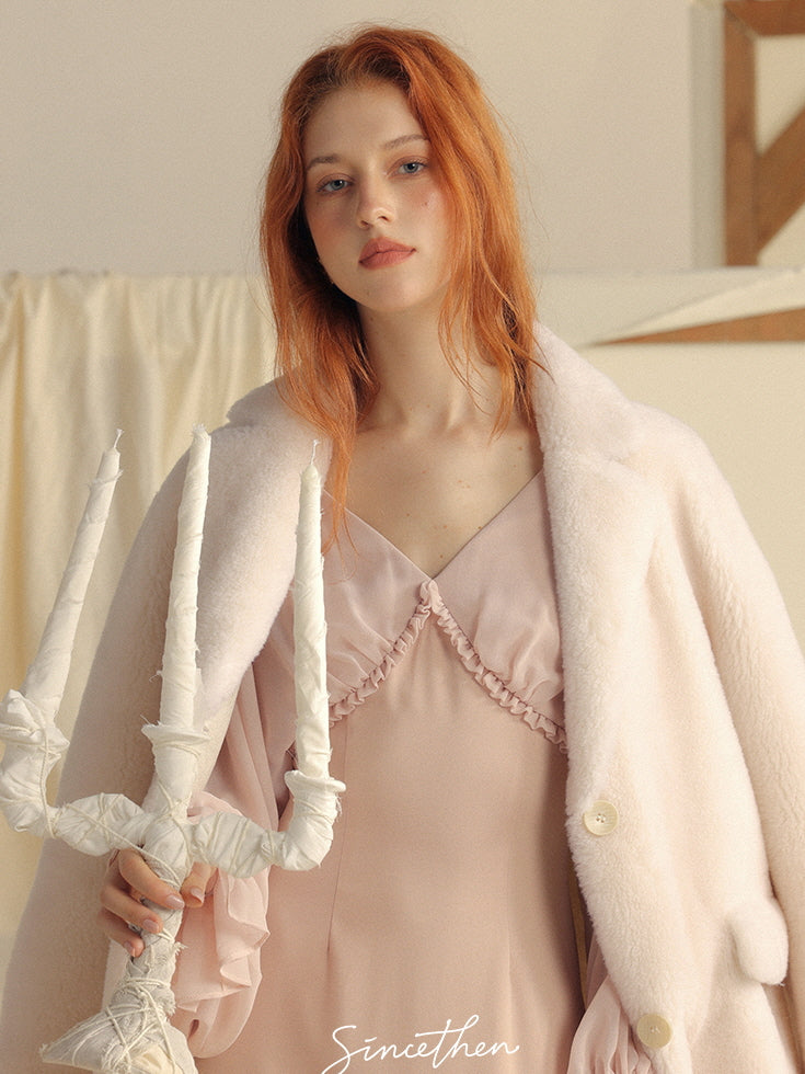 Ethereal Fairy Light Pink Dress