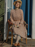 Floral Dream Chiffon Autumn Dress