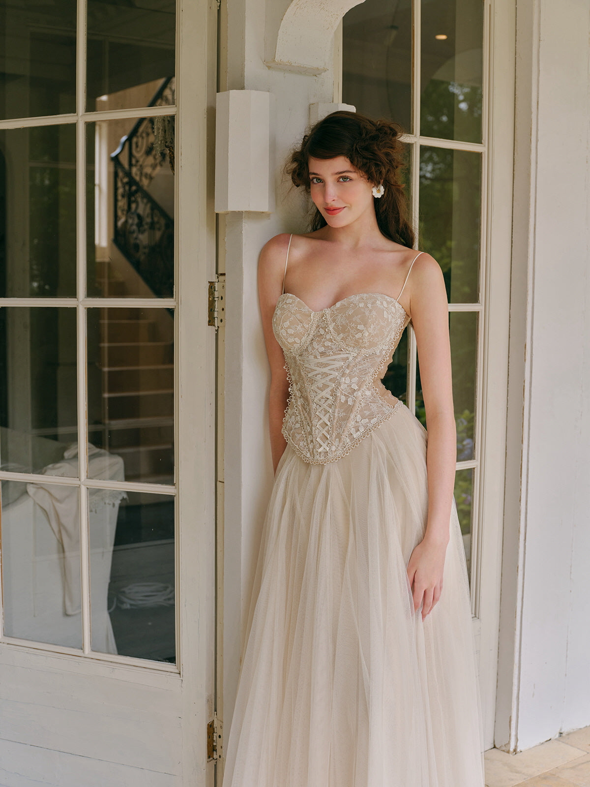 Eleanor's Graceful Mesh Skirt