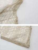Emily's Vintage Beaded Elegance Top