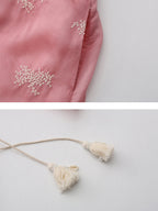 Clara's Retro Pink Elegance Dress