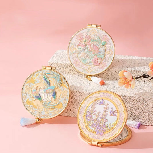 Magical Blooms Pocket Mirror