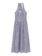 Lavender Bow Halter Dress