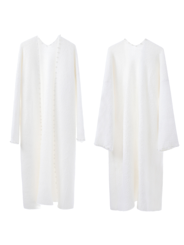 Cozy Cloud Open-Front Longline Cardigan