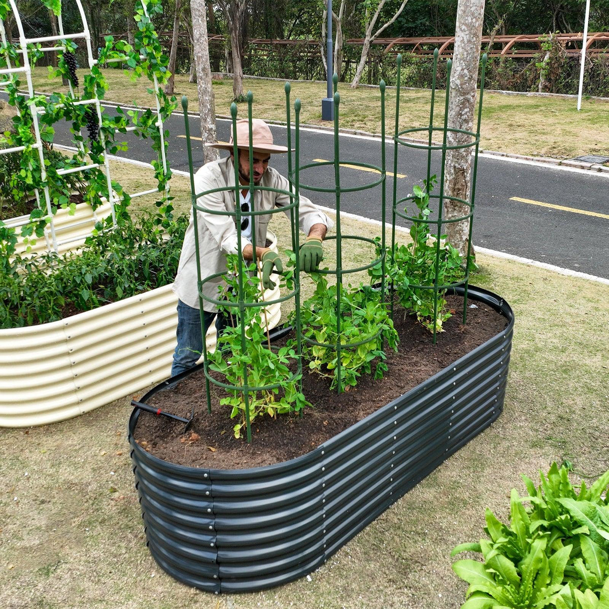 Round Garden Trellis — view 8