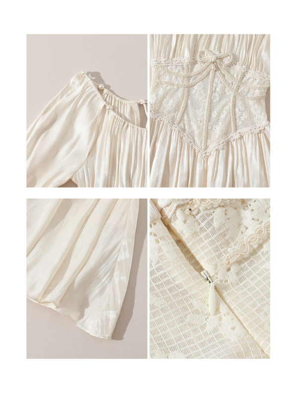 Ivory Muse Corset Dress