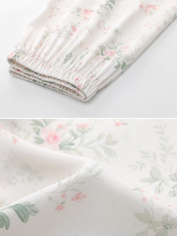 Pink Floral Whisper Sleepwear
