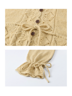 Golden Meadow Lace Knit Cardigan