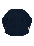 Midnight Ruffle Fleece Pajama Set