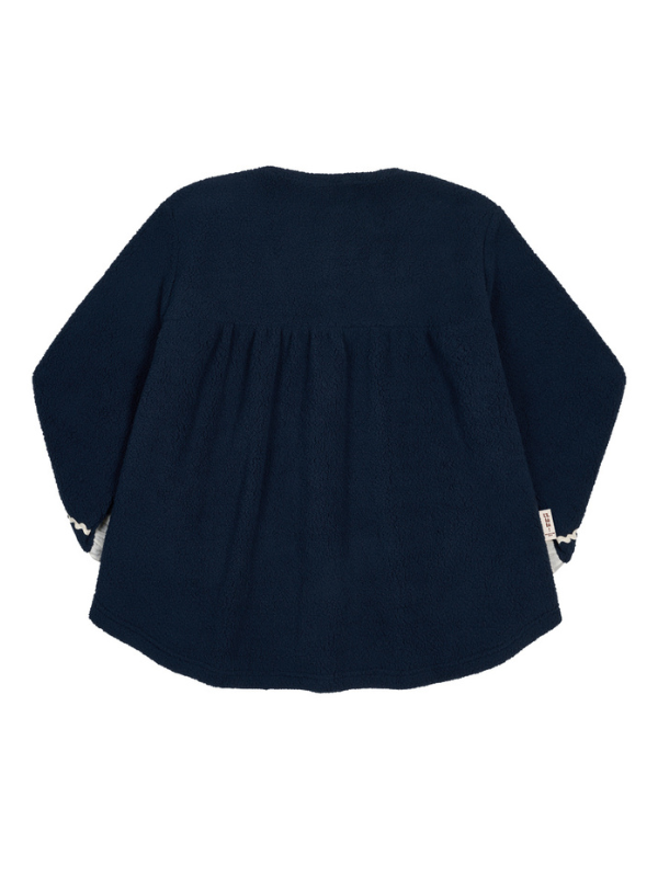 Midnight Ruffle Fleece Pajama Set