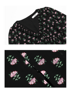 Midnight Rose Vintage Blouse