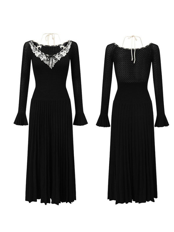 Lace Melody Knitted Dress