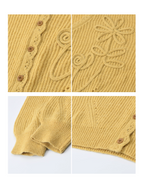 Golden Meadow Knit Camisole & Cardigan Set