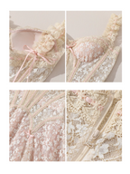 Clara's Golden Blossom Princess Dress