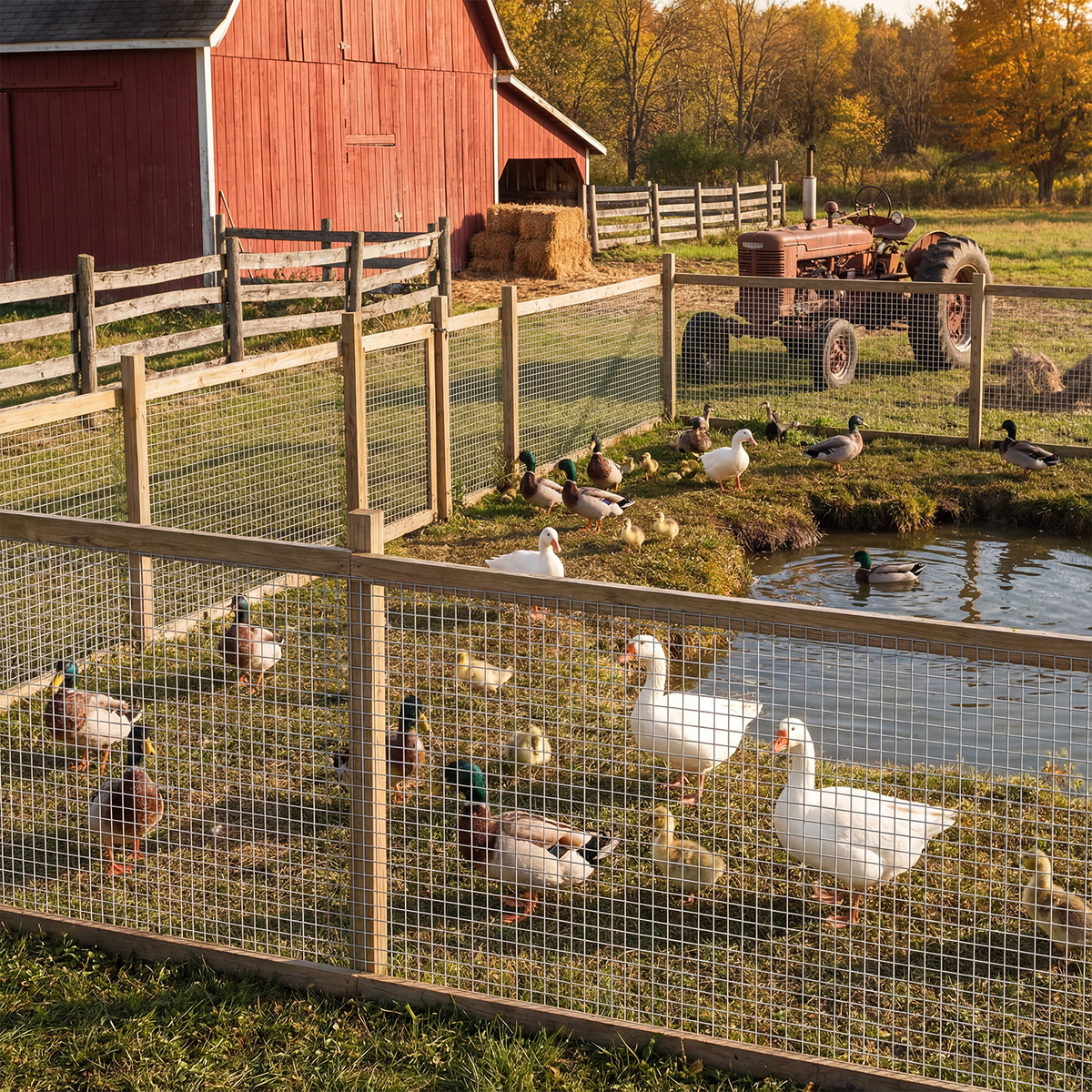 1 inch Galvanized Hardware Cloth Chicken Wire Mesh Fence — view 4
