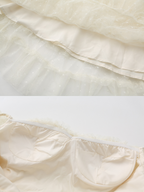 Ivory Princess Garden Ruffle Dress