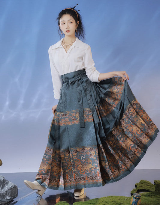 Ming Dynasty Modern Hanfu, Mamianqun, Xenith