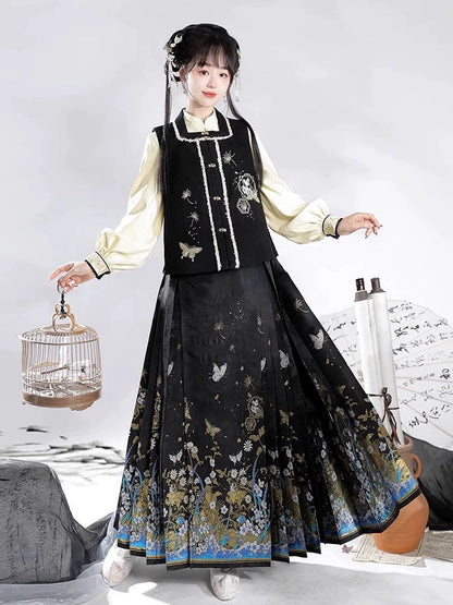 Ming Dynasty Modern Hanfu, Mamianqun, Haruki